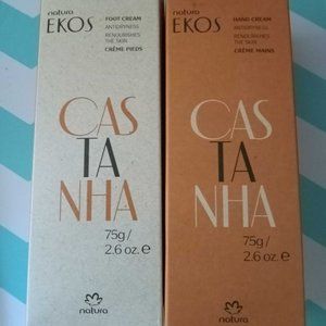 NEW Natura EKOS Castanha Hand & Foot Cream Set